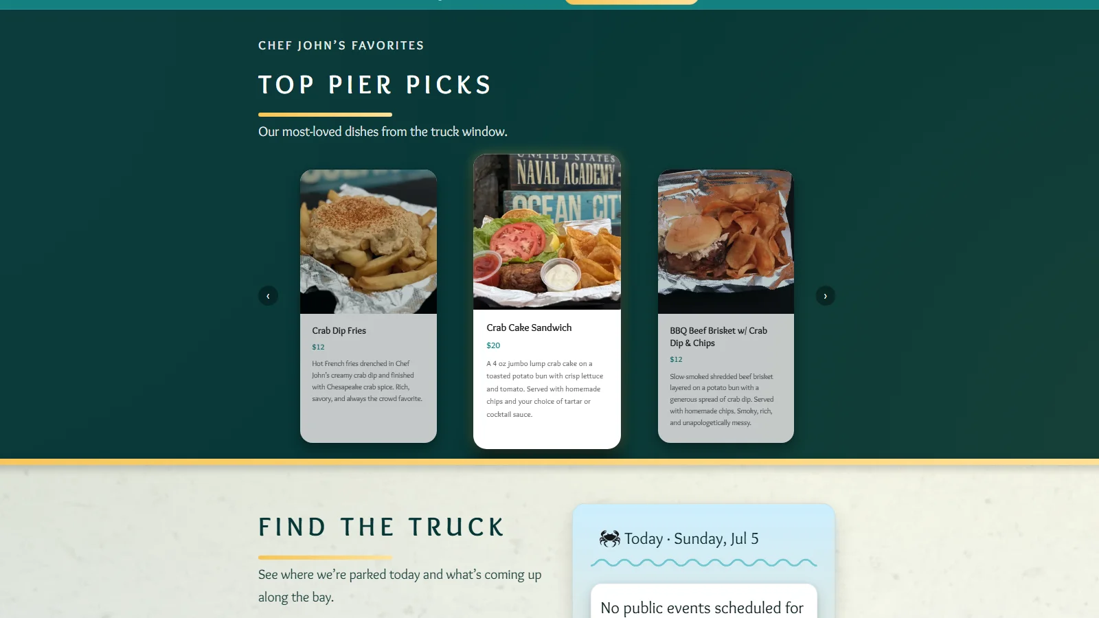 CrabTown Curbs website